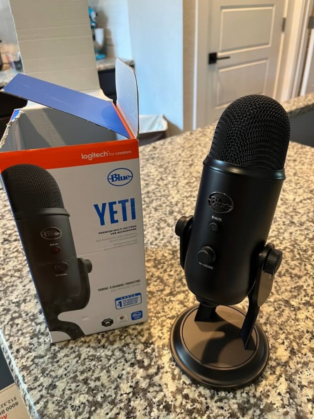 Logitech Blue Yeti USB Microphone — Brand New